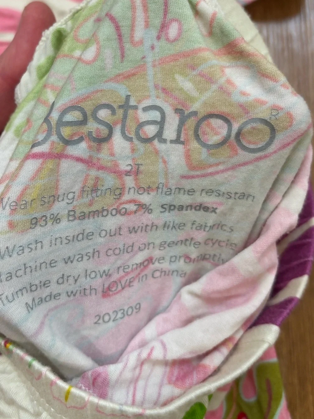 Bestaroo Coral Leaf Bamboo Pajamas Set